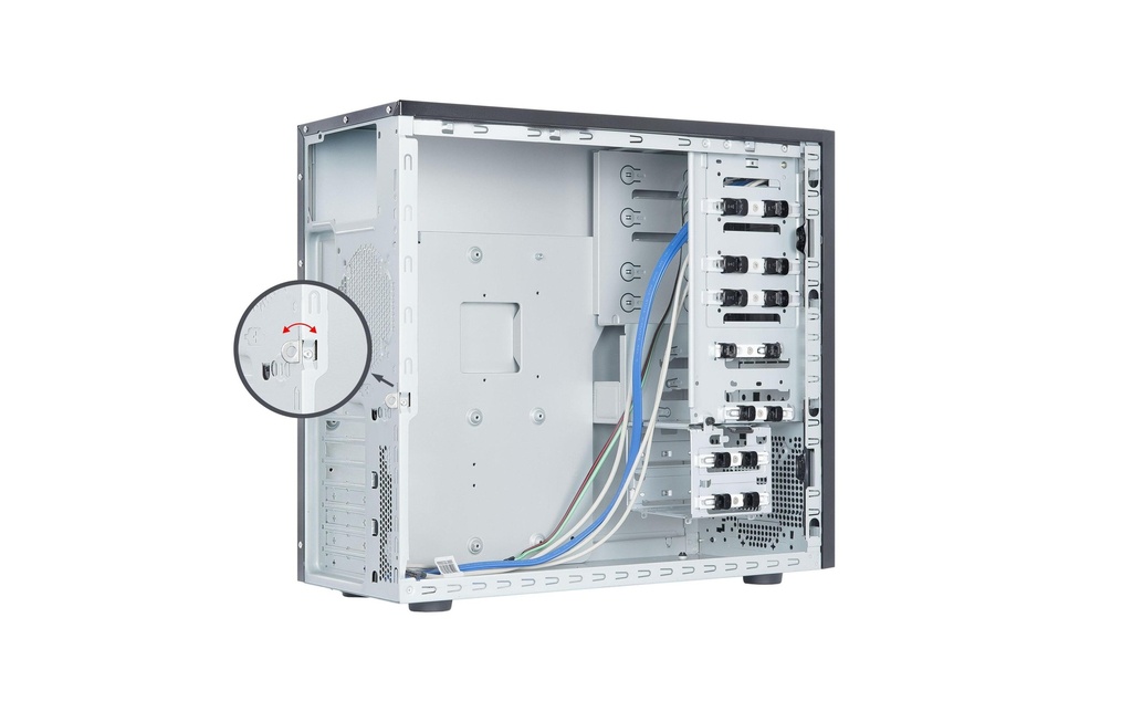 Chieftec Midi Tower BM-25B-OP, black-4