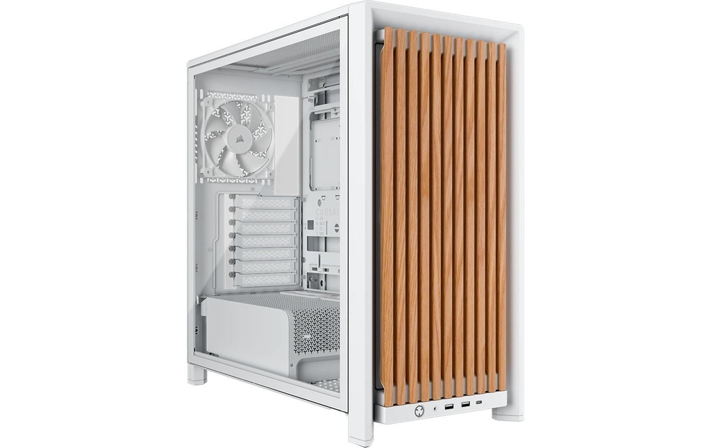 Corsair Midi Tower Frame 4000D Wood Weiss-0