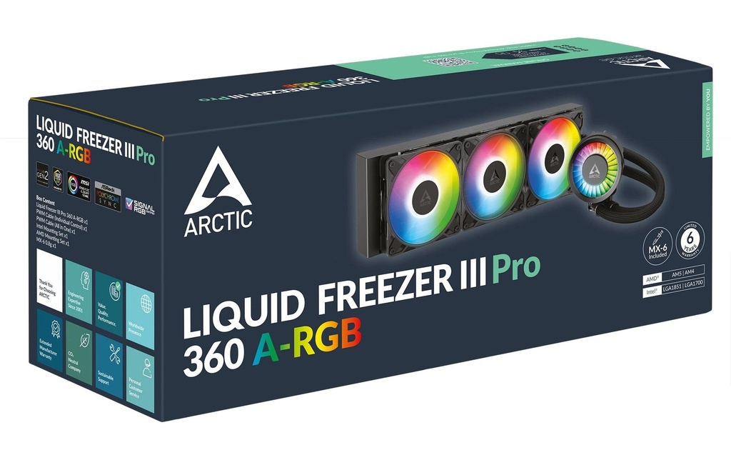 Kühler Arctic Li. Freezer III Pro 360 A-RGB-5