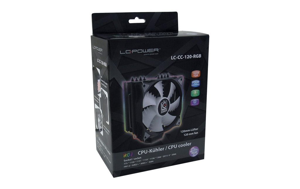 Kühler Lc-Power Cosmo Cool LC-CC-120-RGB-8