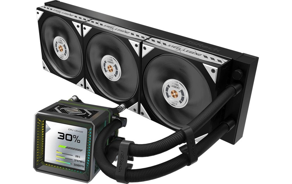 ASRock Steel Legend Dark 360 LCD-0