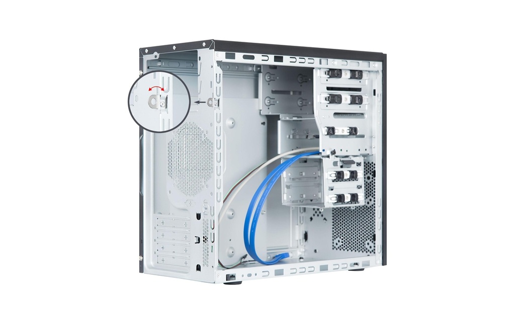 Chieftec Midi Tower BD-25B-350GPB, black-4