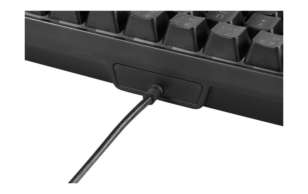 Deltaco TKL Gaming Keyboard memb RGB, black-3