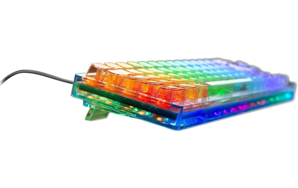 Deltaco TKL Gaming Keyboard mech RGB, trans-6