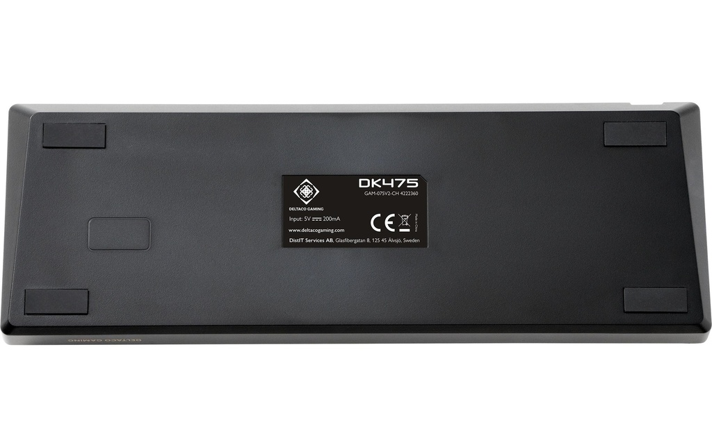 Deltaco TKL Gaming Keyboard mech GAM 075v2-4