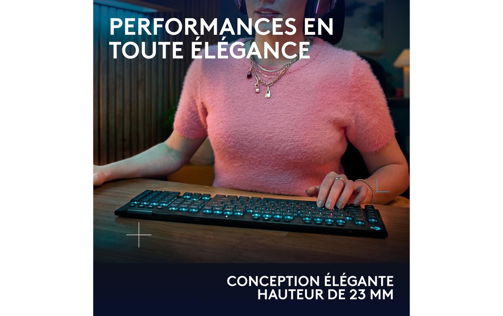 Logitech G915 X Lightspeed Gaming Keyboard-7