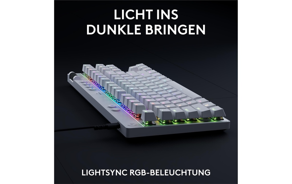 Logitech PRO X TKL RAPID weiss-5