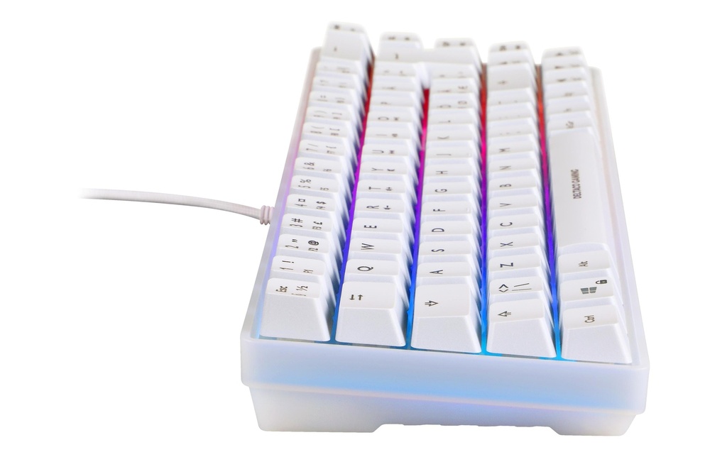Deltaco GAM-158-W RGB, White-3
