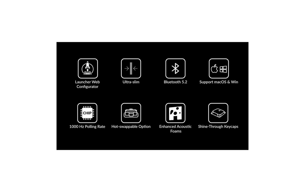Keychron K1 QMK v6 Brown Switch, CH-5