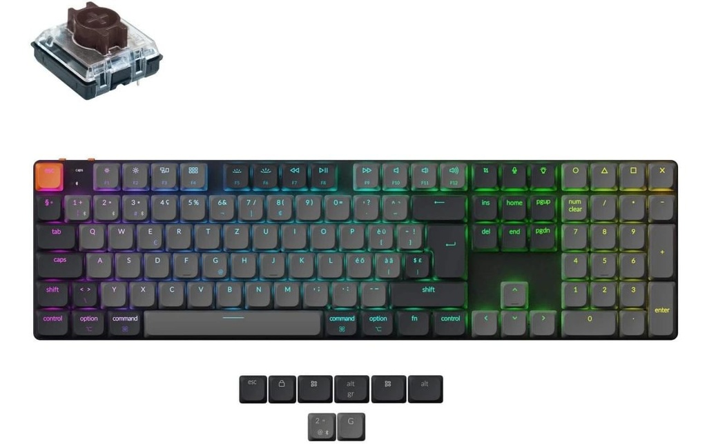 Keychron K5 QMK v2 Brown Switch, CH-1