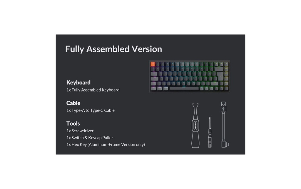 Keychron K2 QMK v3 Red Switch, CH-6