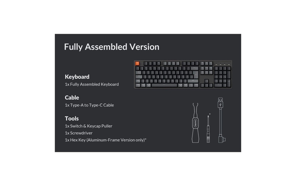 Keychron K10 QMK v2 Brown Switch, CH-6