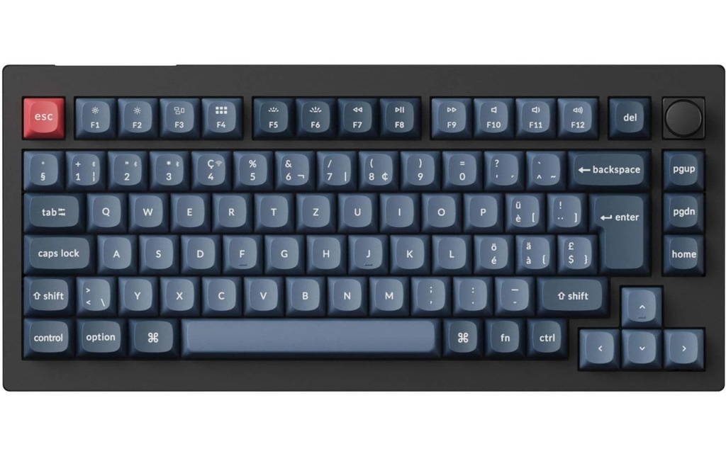 Keychron V1 Max Black Brown Switch, CH-0