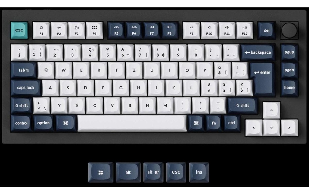 Keychron Q1 Max Black QMK Brown Switch, CH-2