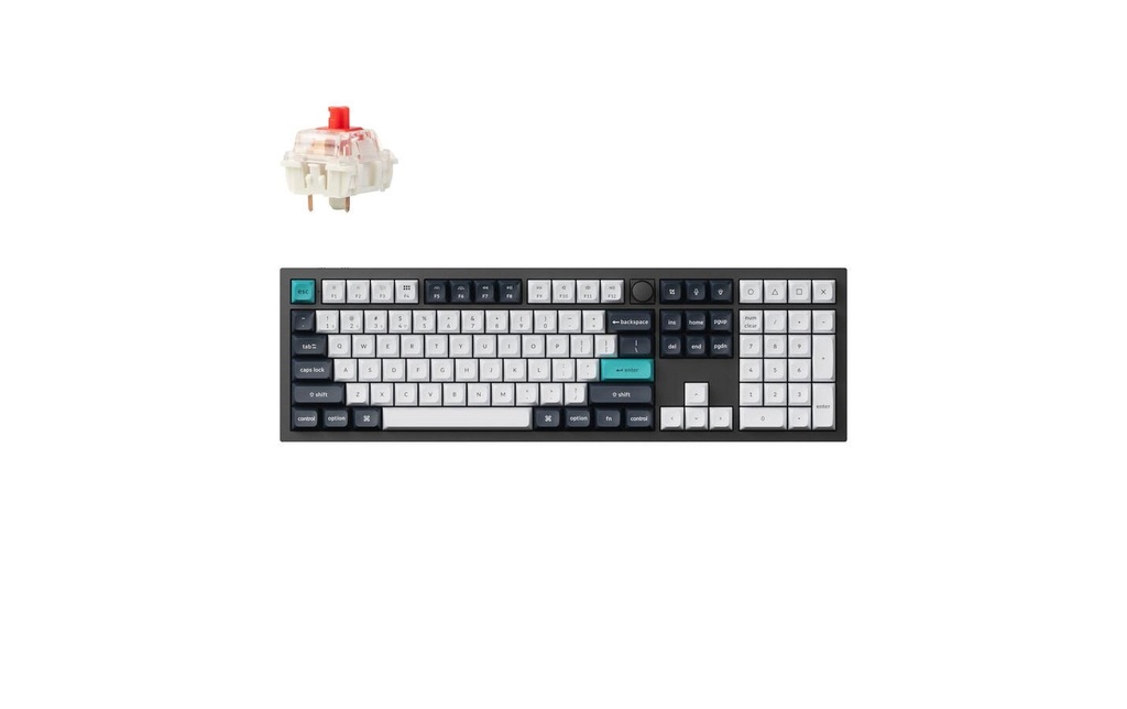 Keychron Q6 Max Black QMK Red Switch, CH-6