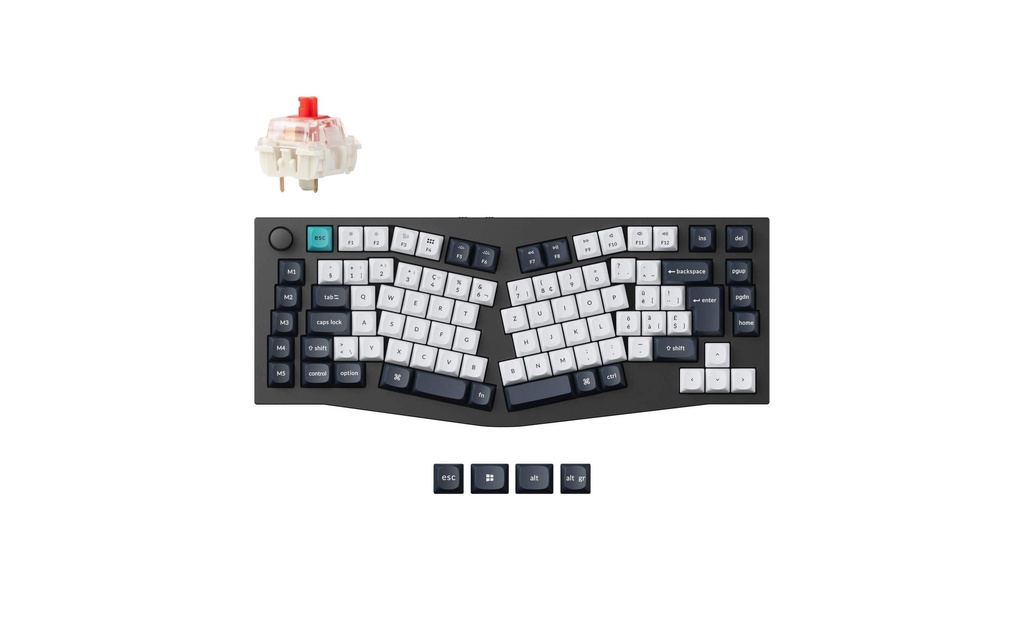 Keychron Q10 Max Black QMK Red Switch, CH-1