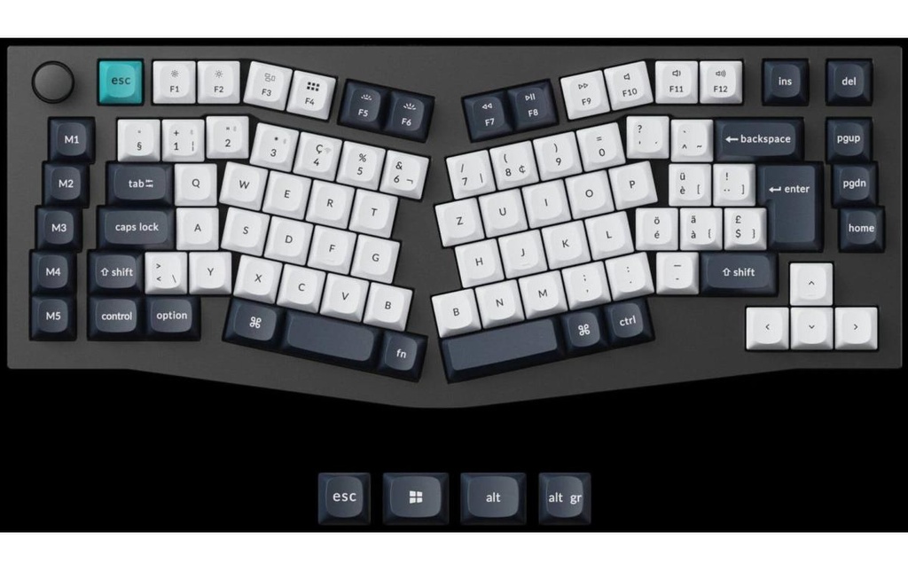 Keychron Q10 Max Black QMK Brown Switch, CH-1