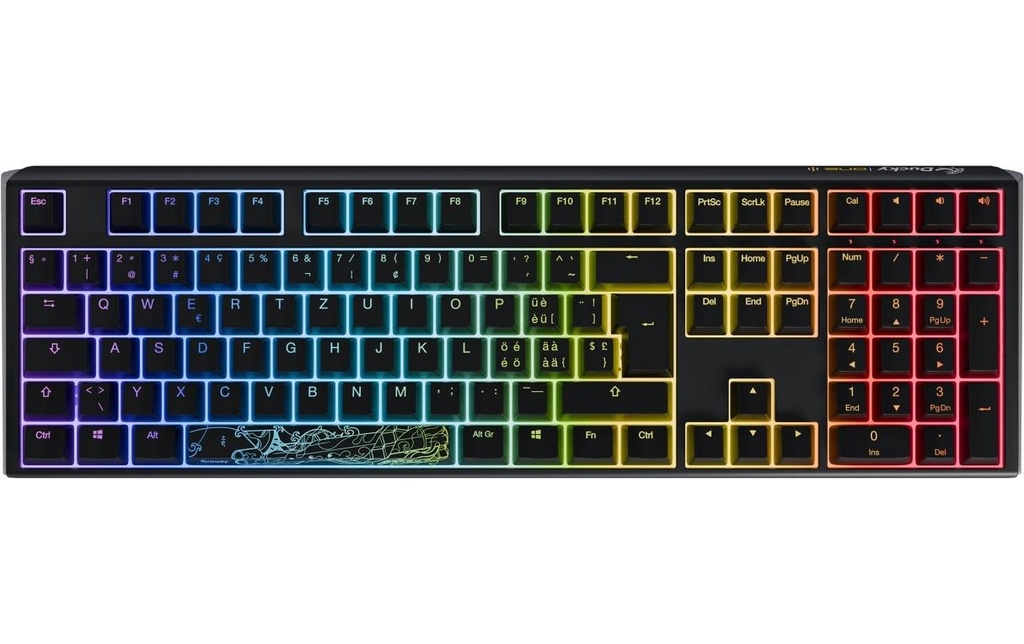 Ducky ONE 3 Classic MX Cherry Red Black-0