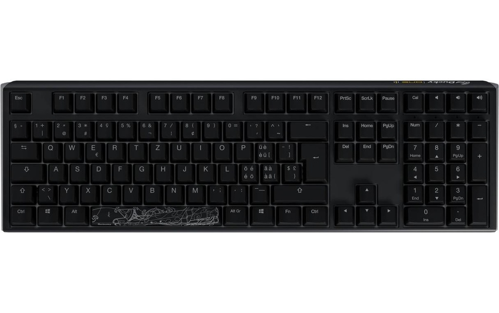 Ducky ONE 3 Classic MX Cherry Red Black-2