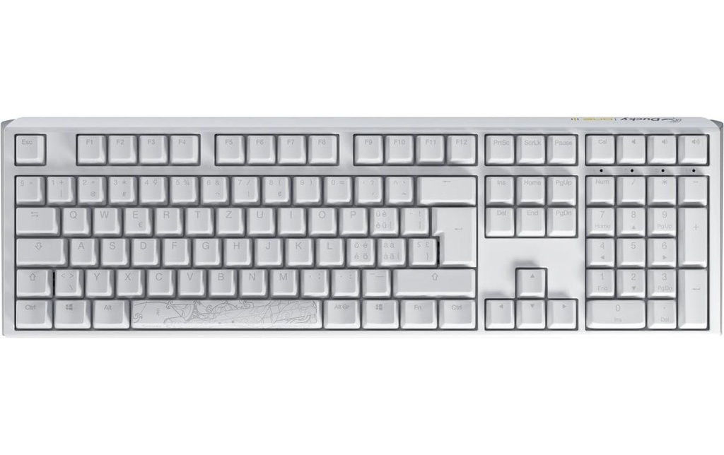 Ducky ONE 3 Classic MX Cherry Red White-2