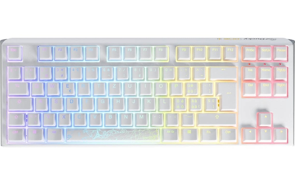 Ducky ONE 3 TKL Classic MX Cherry Red WHI-0