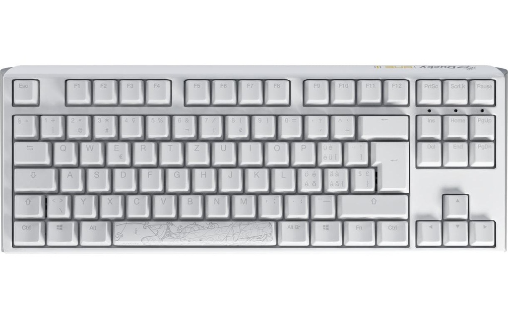 Ducky ONE 3 TKL Classic MX Cherry Red WHI-2