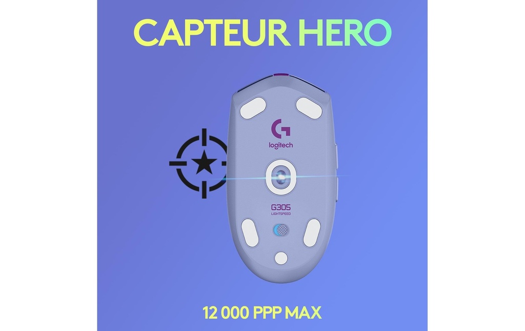 Logitech G305 lilac-6