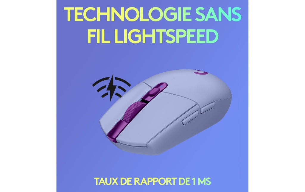 Logitech G305 lilac-7