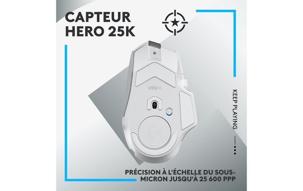 Logitech G502 X Lightspeed white-3