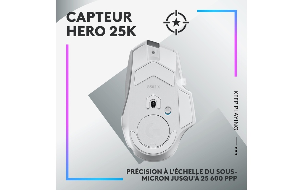 Logitech G502 X Plus white-3