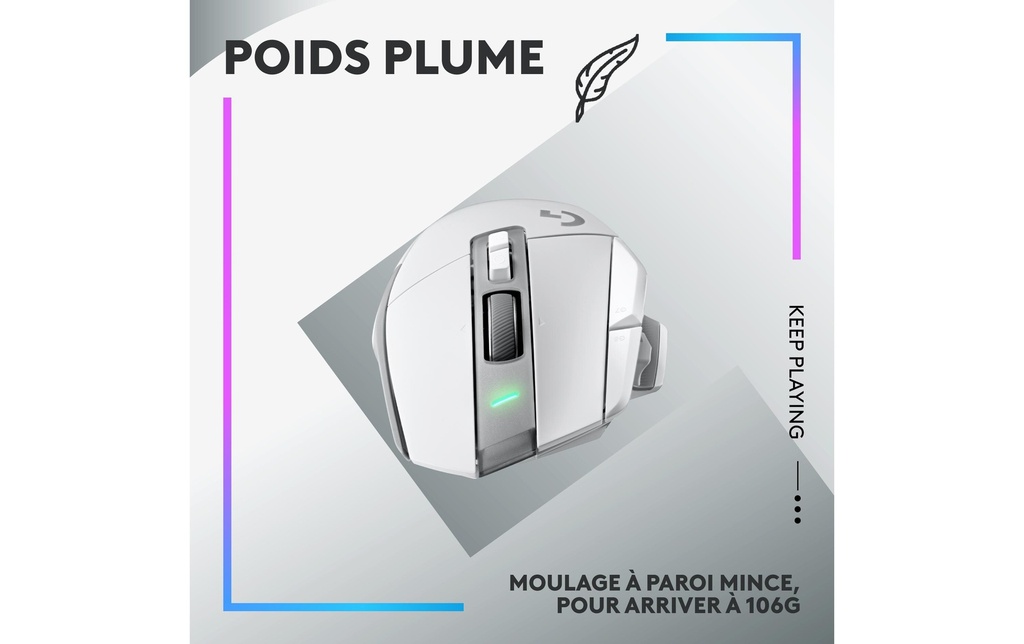 Logitech G502 X Plus white-7