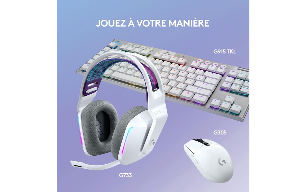 Logitech, Headset G733 Lightspeed Weiss-7