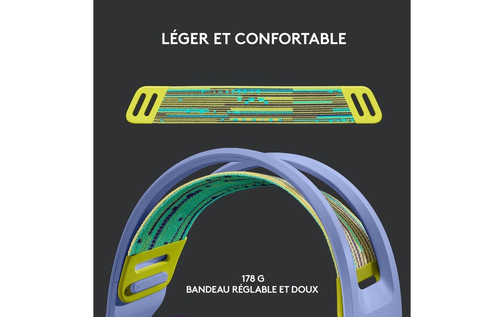 Logitech, Headset G733 Lightspeed Lila-1