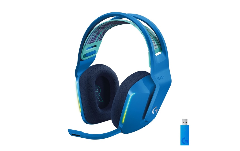 Logitech, Headset G733 Lightspeed Blau-0