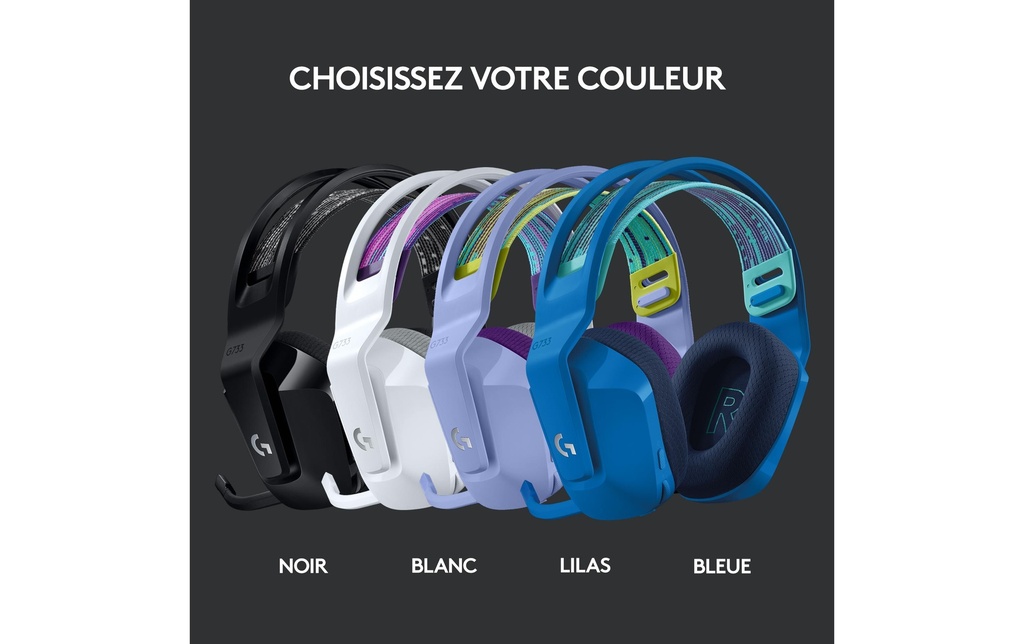 Logitech, Headset G733 Lightspeed Blau-6