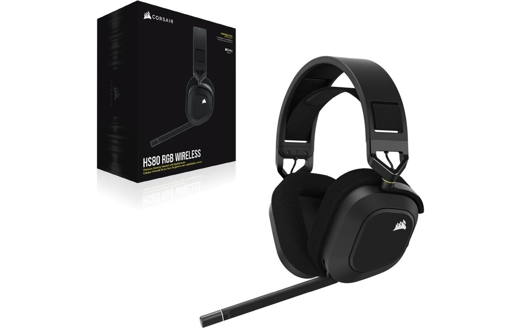 Corsair, Headset HS80 RGB iCUE Schwarz-3