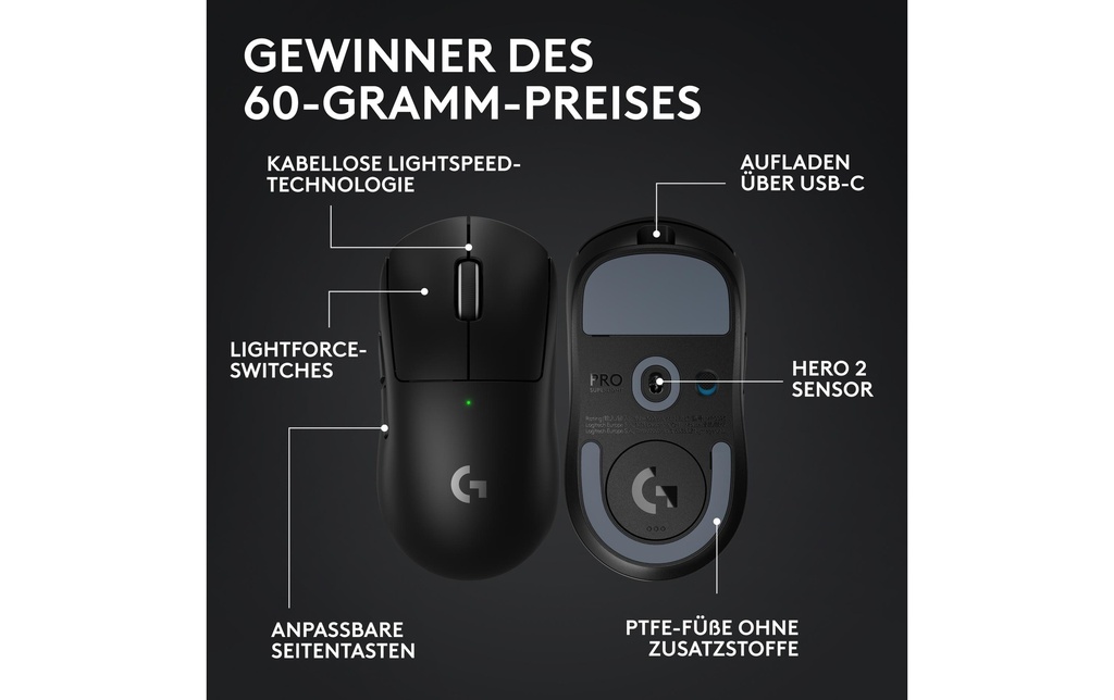 Logitech, Gaming-Maus Pro X Superlight 2 Li-5