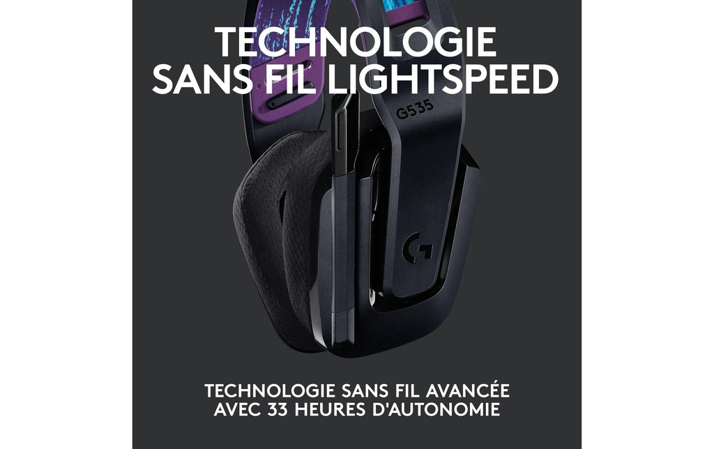 Logitech G535 Lightspeed Gaming Headset-1