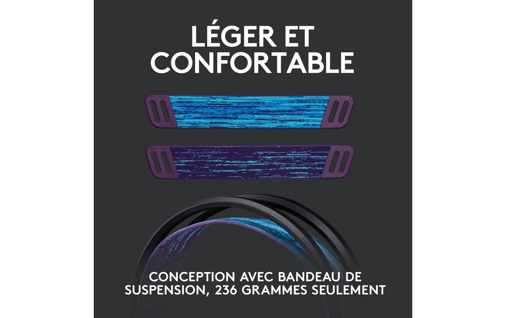 Logitech G535 Lightspeed Gaming Headset-2