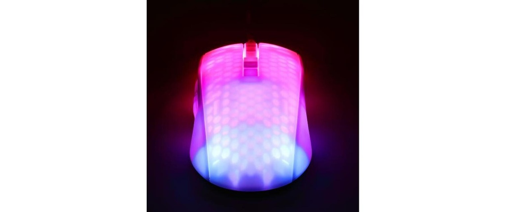 Deltaco Gaming Mouse DM310 RGB white/Trans-6