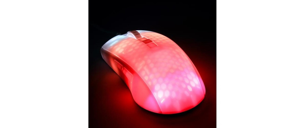 Deltaco Gaming Mouse DM310 RGB white/Trans-8