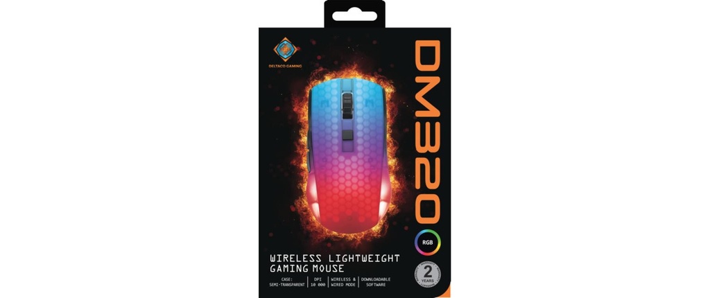 Deltaco Wireless DM320 RGB black/Trans-4