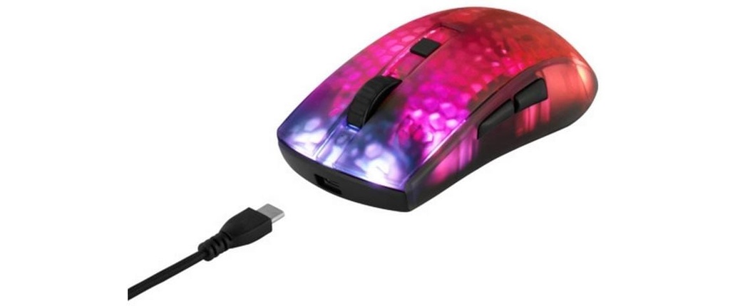 Deltaco Wireless DM320 RGB black/Trans-7