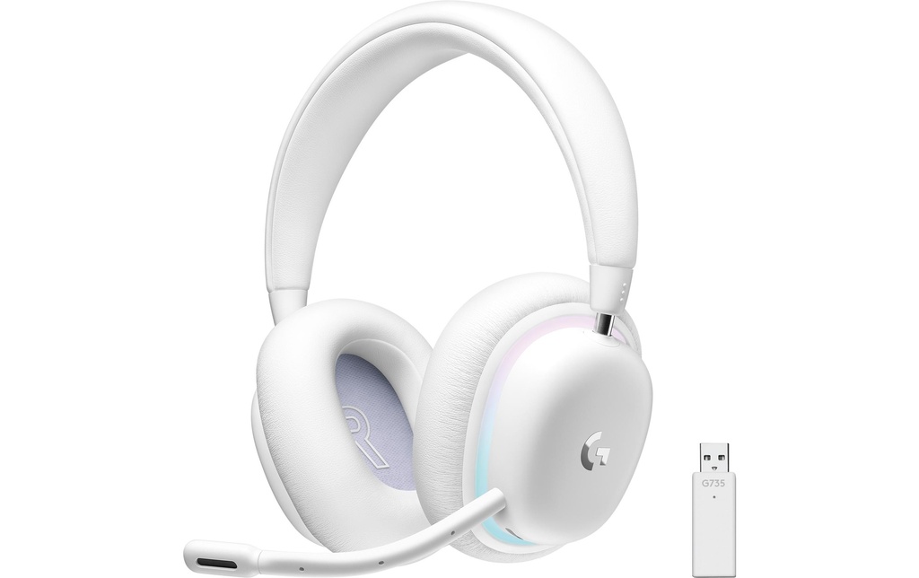 Logitech G735 Gaming Headset off white-0