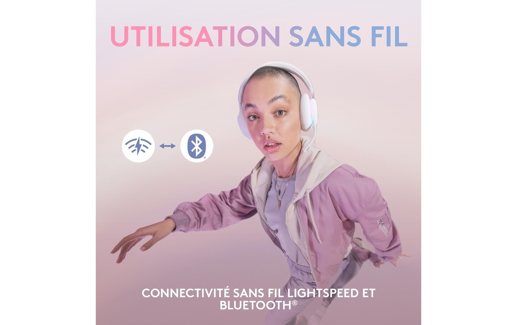 Logitech G735 Gaming Headset off white-3