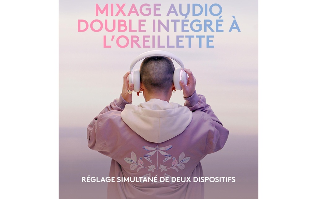 Logitech G735 Gaming Headset off white-4