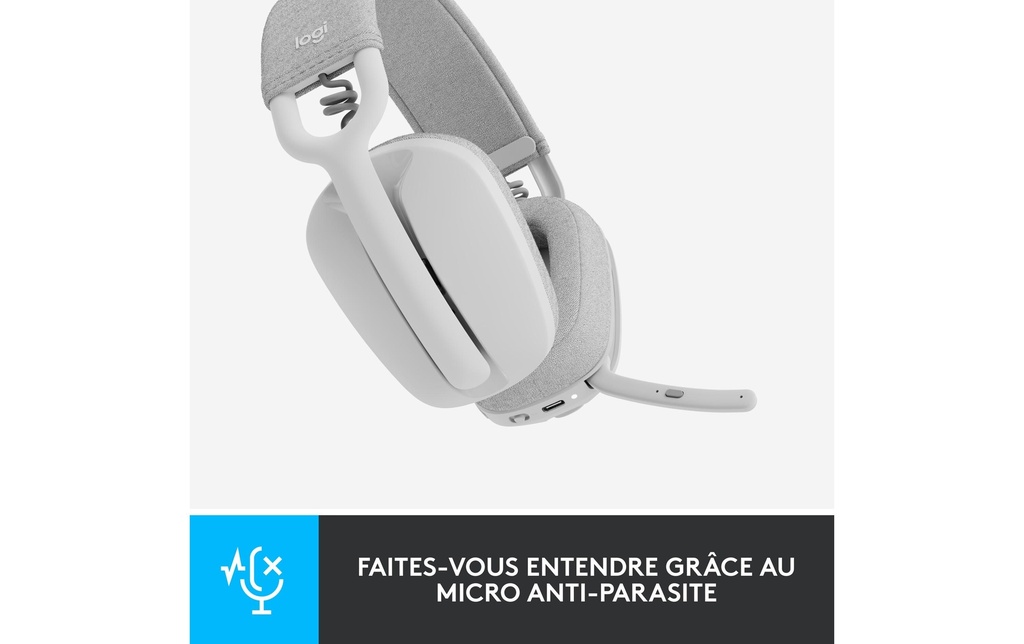 Logitech, Headset Zone Vibe 100 Weiss-2