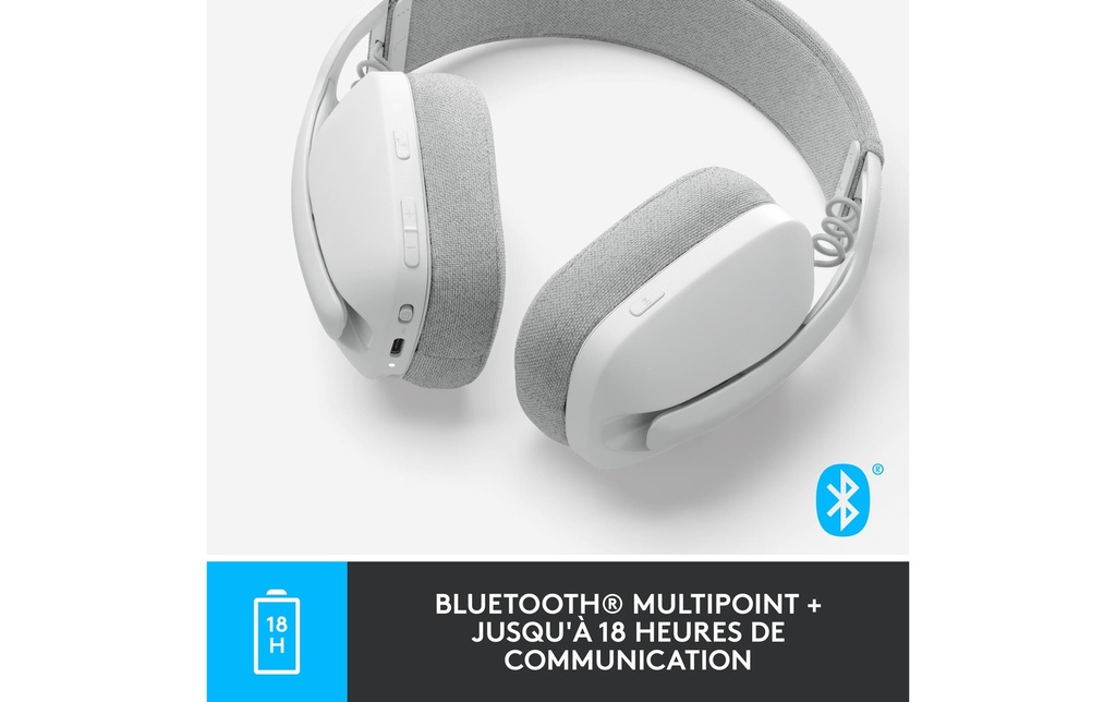 Logitech, Headset Zone Vibe 100 Weiss-4
