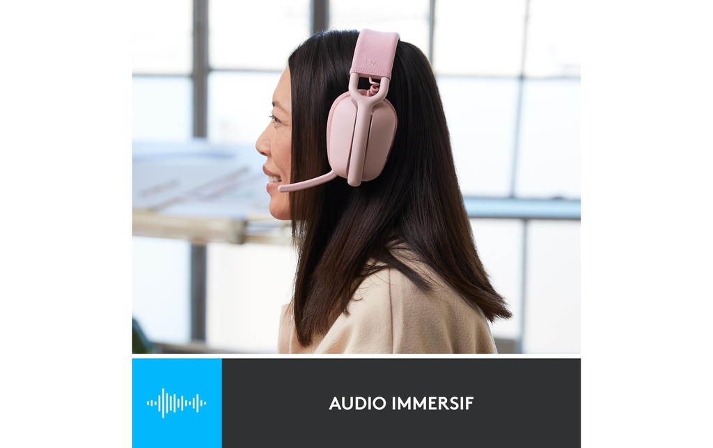Logitech, Headset Zone Vibe 100 Rosa-3