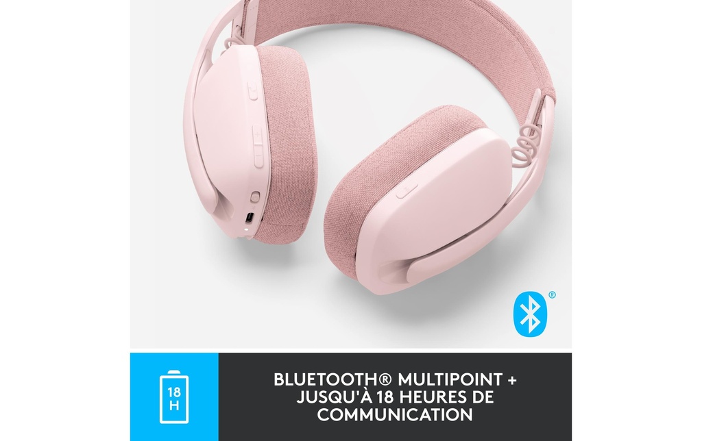 Logitech, Headset Zone Vibe 100 Rosa-4
